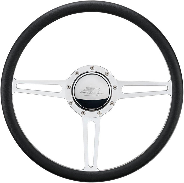 Billet Specialties 15.5" Billet Specialties "Split Spoke" Steering Wheel (BS34137)