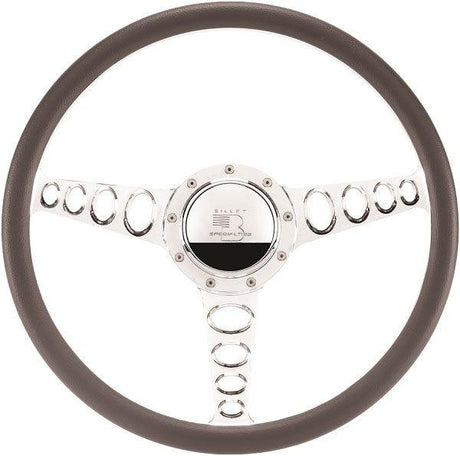 Billet Specialties 15.5" Billet Specialties "Outlaw" Steering Wheel (BS34445) BS34445