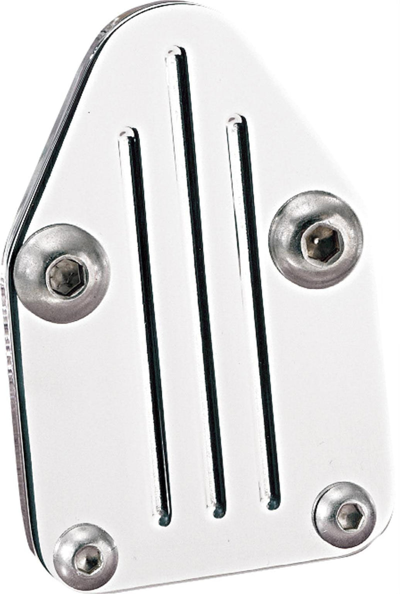 Billet Specialties Fuel Pump Block Off Plate Ball Milled - Polished (BS41120)