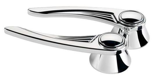 Billet Specialties Ball Milled Interior Door Opening Handles - Polished (BS45325) BS45325