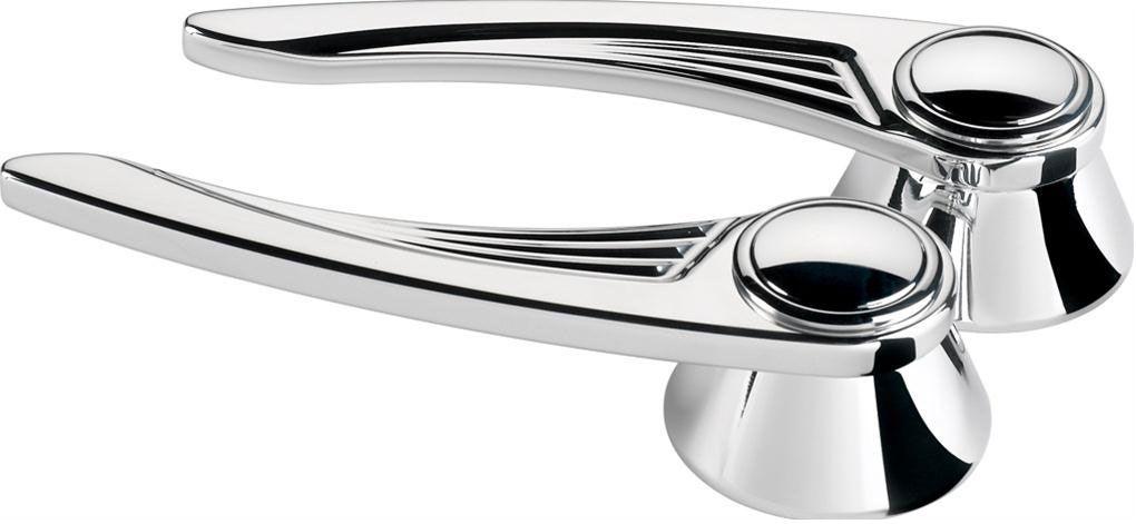 Billet Specialties Ball Milled Interior Door Opening Handles - Polished (BS45425) BS45425