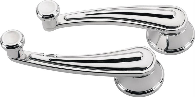 Billet Specialties Rail Interior Window Crank Handles - Polished (BS46528)