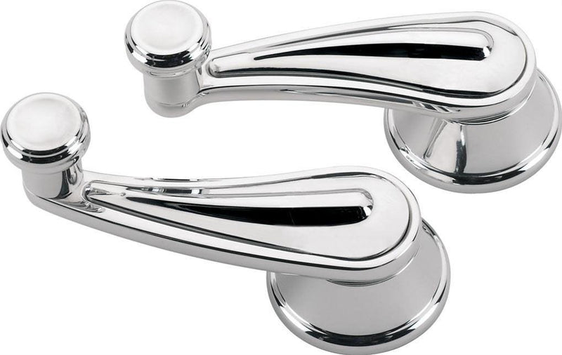 Billet Specialties Rail Interior Vent Window Crank Handles - Polished (BS47528) BS47528