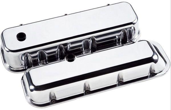 Billet Aluminium Valve Covers Plain - Polished (BS96129)