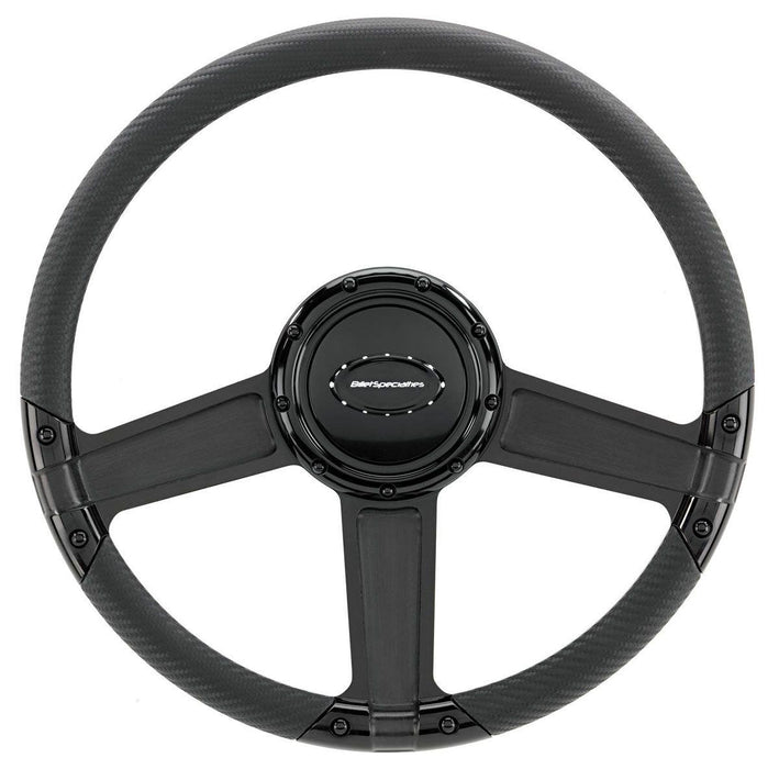 Billet Specialties Throttle Billet Specialties 14" Steering Wheel, Black (BSBLK29299)