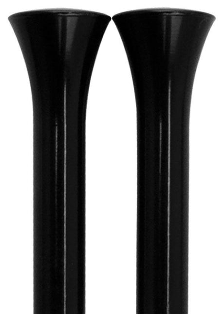 Billet Specialties Smooth Door Lock Knobs, Black (BSBLK45910) BSBLK45910