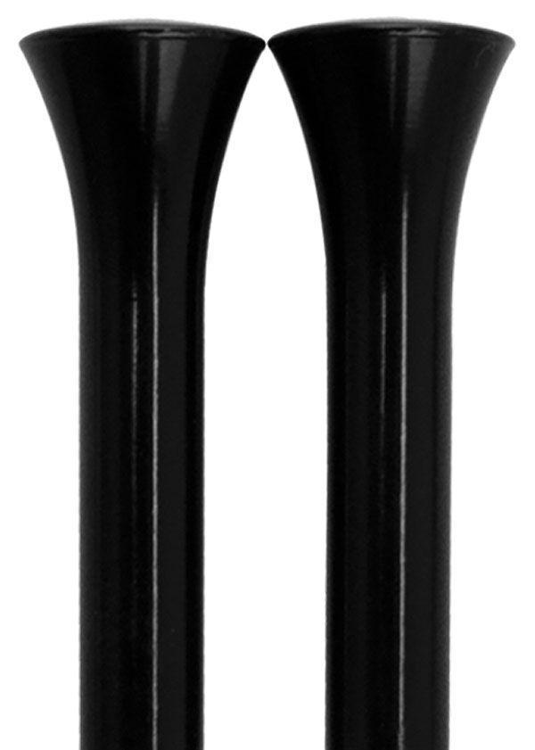 Billet Specialties Smooth Door Lock Knobs, Black (BSBLK45910) BSBLK45910