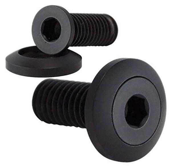 Billet Specialties Stainless Pro Bolts 10-24 x 1" 9/16" O.D Washer, Black (BSBLK66140) BSBLK66140