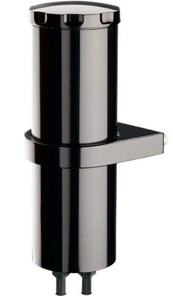 Billet Specialties OVERFLOW TANK BLACK 8.75" TALL BILLET - BLK77109 (BSBLK77109) BSBLK77109