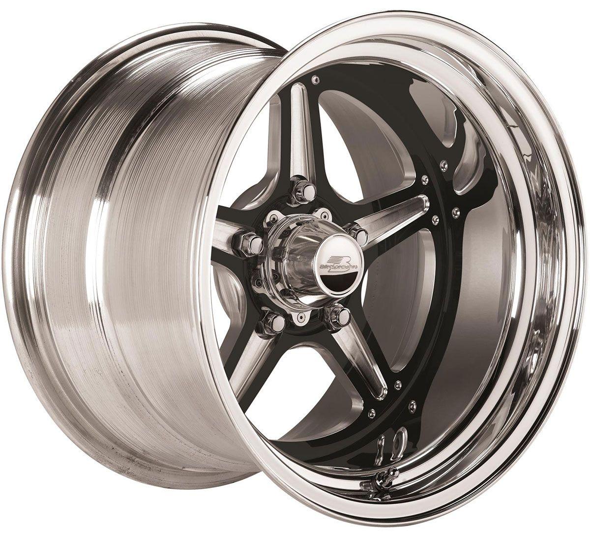 Billet Specialties Street Lite 15x10" Wheel, Black (BSBRS035106550N) BSBRS035106550N