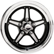 Billet Specialties Street Lite Wheel 15" x 4" - Black (BSBRS035406516N) BSBRS035406516N