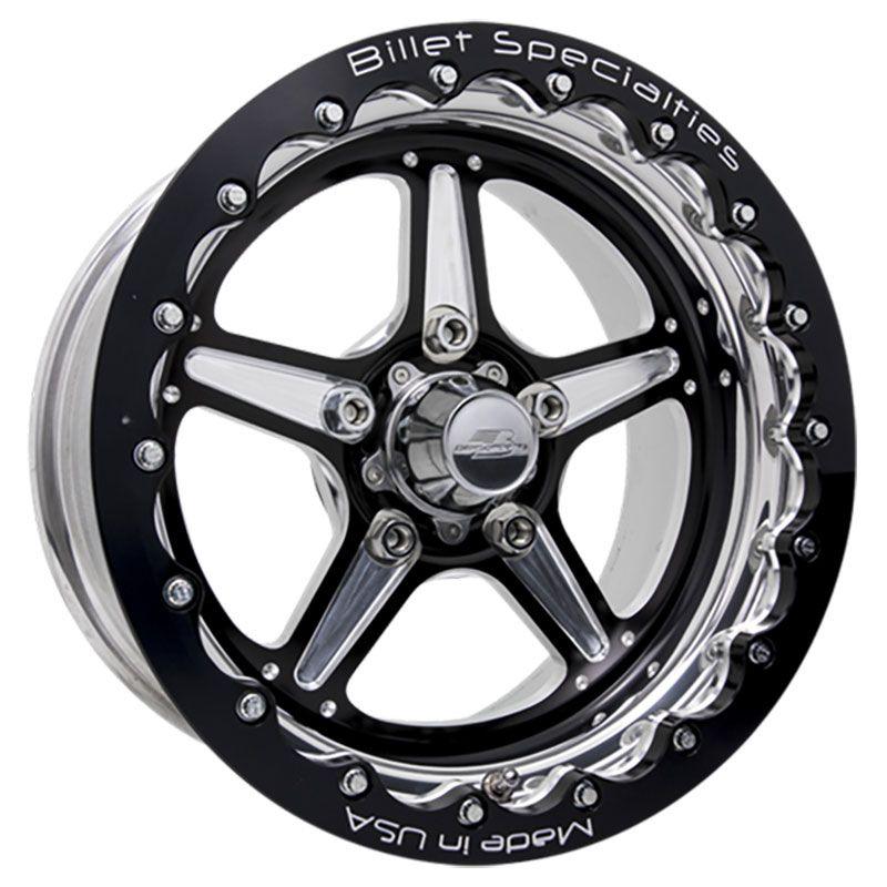 Billet Specialties Street Lite Wheel 15" x 8" - Black (BSBRSB35106535N) BSBRSB35106535N