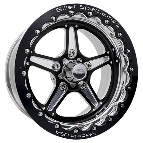 Billet Specialties Street Lite Wheel 15" x 8" - Black (BSBRSB35106535N) BSBRSB35106535N