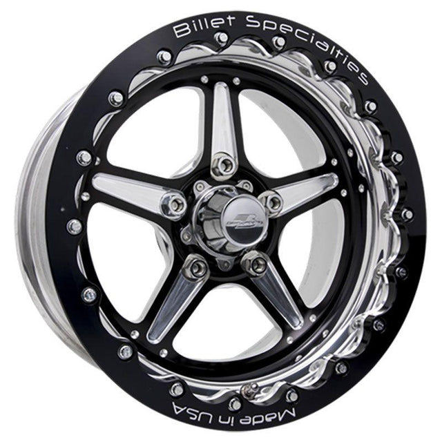 Billet Specialties Street Lite Wheel 15" x 8" - Black (BSBRSB35106535N) BSBRSB35106535N