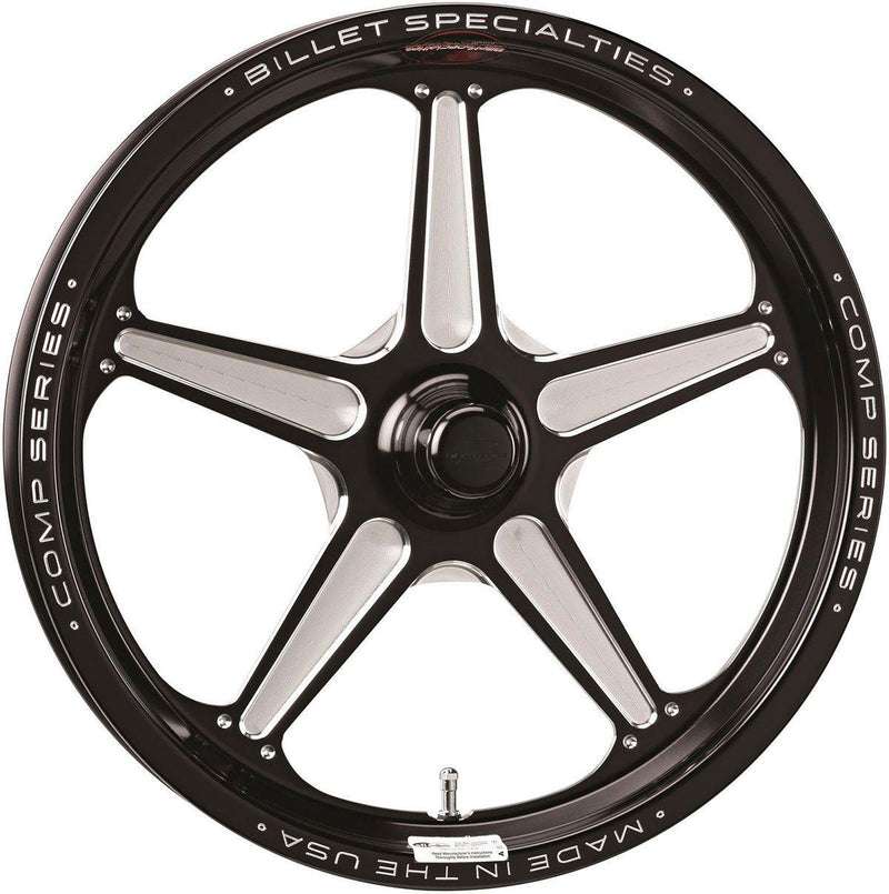 Billet Specialties Comp 5 17x4.5" Wheel, Black (BSCSFB37456527)