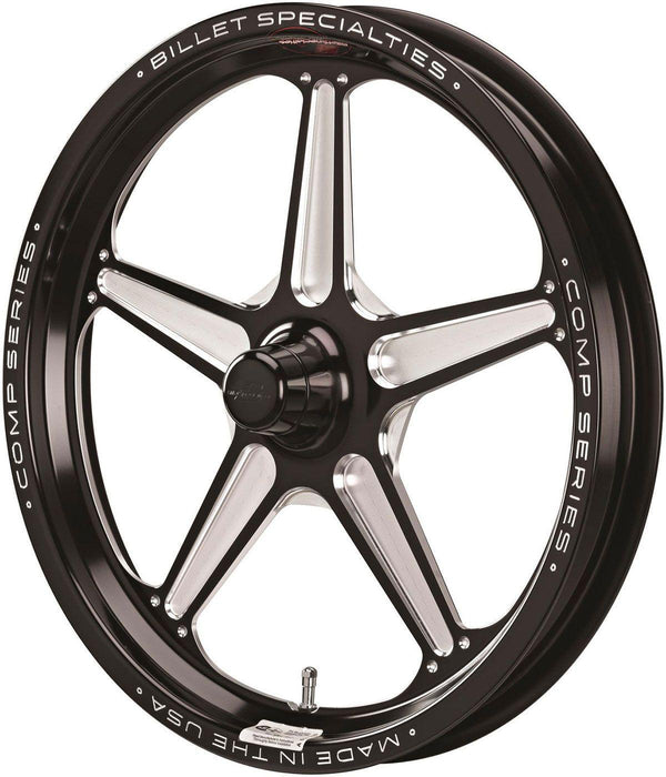 Billet Comp 5 17x4.5" Wheel, Black - Automotive - Fast Lane Spares