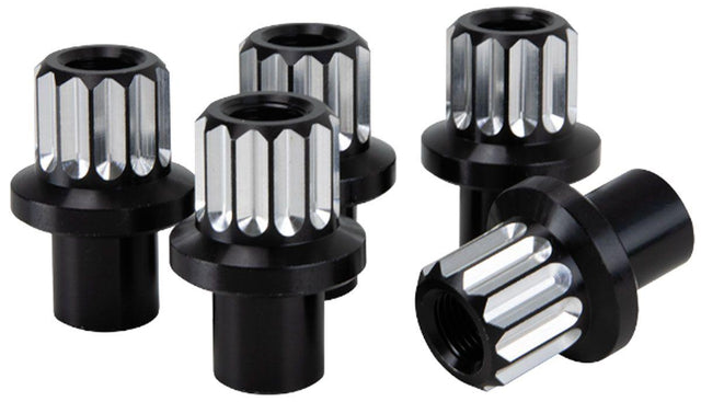 Billet Specialties Aluminium Wheel Nuts, 1/2-20 .750" Shank (BSLNRMS122075) BSLNRMS122075