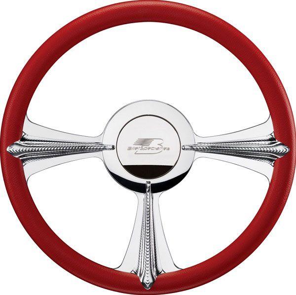 Billet Specialties Profile Series 14" Billet "Rat Tail" Steering Wheel (BSP30097) BSP30097