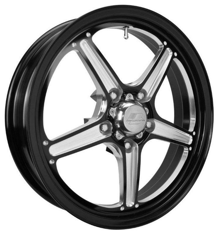 Billet Specialties Street Lite 17x4.5" Wheel, Black (BSRSFB37456520N) BSRSFB37456520N