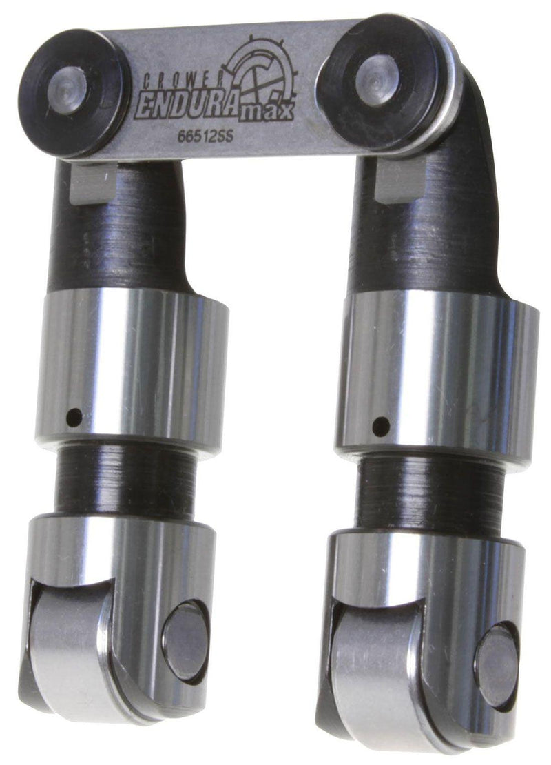 Crower EnduraMax Cutaway Solid Roller Lifters .874" dia./.750" Bearing (C66218E-16) C66218E-16