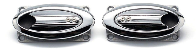 Clayton Billet Elliptical Ribbed Door Handle (CLA-EL504) CLA-EL504