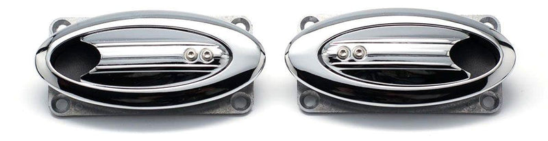 Clayton Billet Elliptical Ribbed Door Handle (CLA-EL504) CLA-EL504