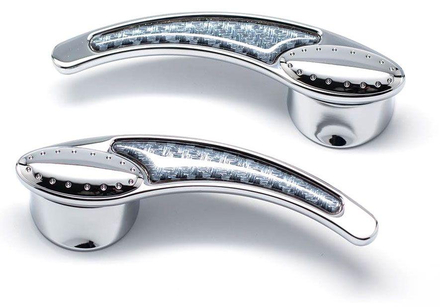 Clayton Chrome Billet Interior Door Handles (CLA-PT102EF)