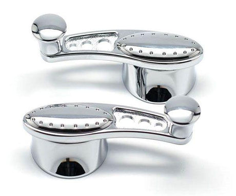 Clayton Chrome Billet 1/4 Vent Window Crank Handles (CLA-PT104EF) CLA-PT104EF