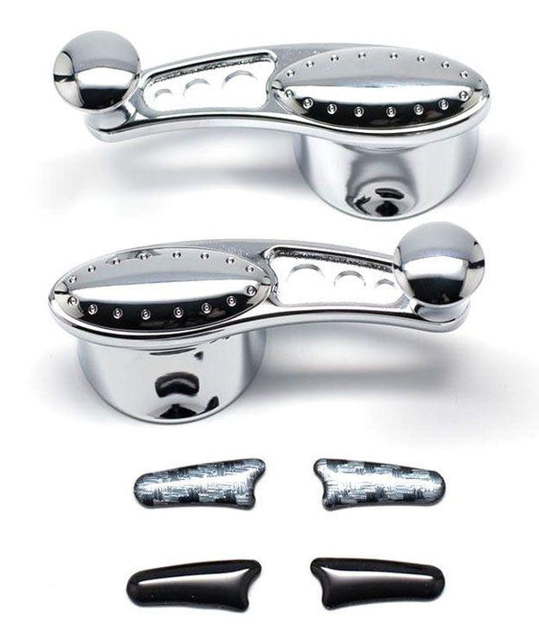 Clayton Chrome Billet 1/4 Vent Window Crank Handles (CLA-PT104EF)