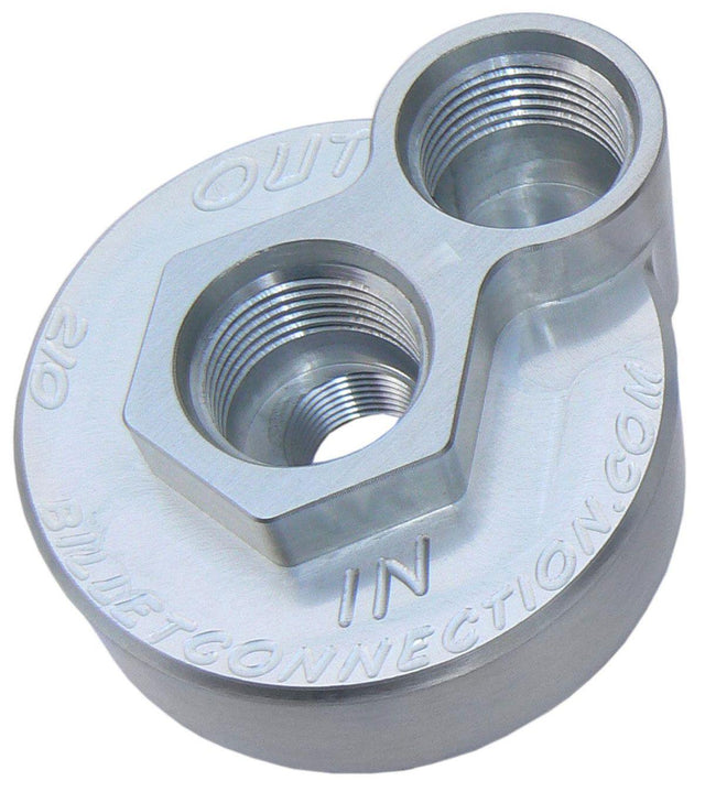 Clearview -12AN Billet Oil Block Adapter Kit - Clear Anodised (CV210) CV210