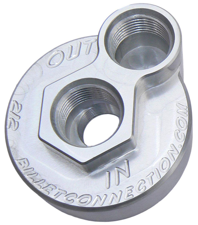 Clearview -12AN Billet Oil Block Adapter Kit - Clear Anodised (CV212) CV212