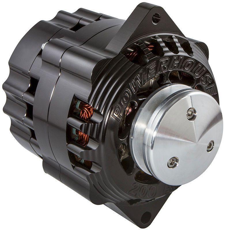 CVR Billet Powerhouse Alternator - Black (CVR8106BK) CVR8106BK