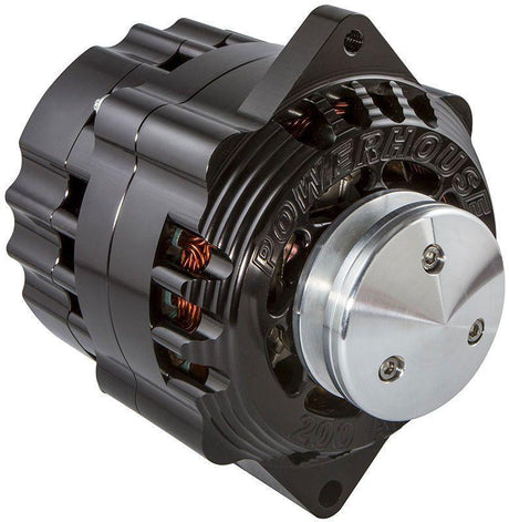 CVR Billet Powerhouse Alternator - Black (CVR8106BK) CVR8106BK