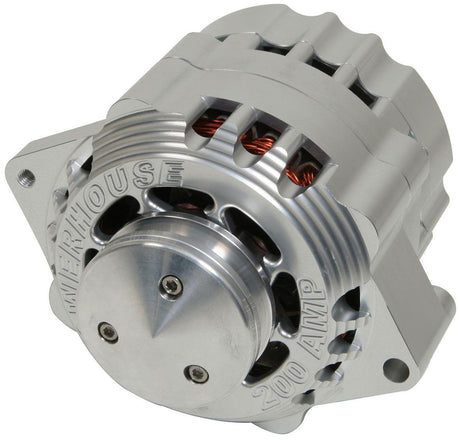 CVR Billet Powerhouse Alternator - Clear (CVR8106CL) CVR8106CL