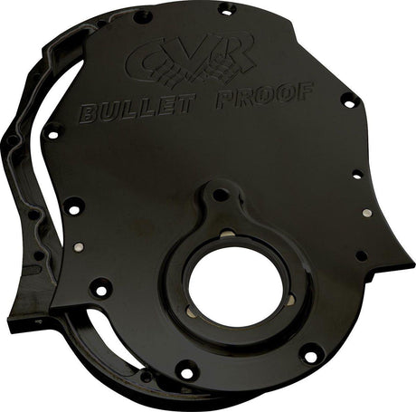 CVR 2 Piece Billet Timing Cover - Black (CVRTC2454BK) CVRTC2454BK