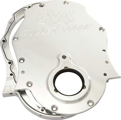 CVR 2 Piece Billet Timing Cover - Clear (CVRTC2454CL) CVRTC2454CL
