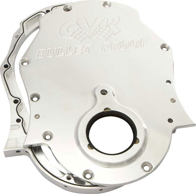 CVR 2 Piece Billet Timing Cover - Clear (CVRTC2454CL) CVRTC2454CL