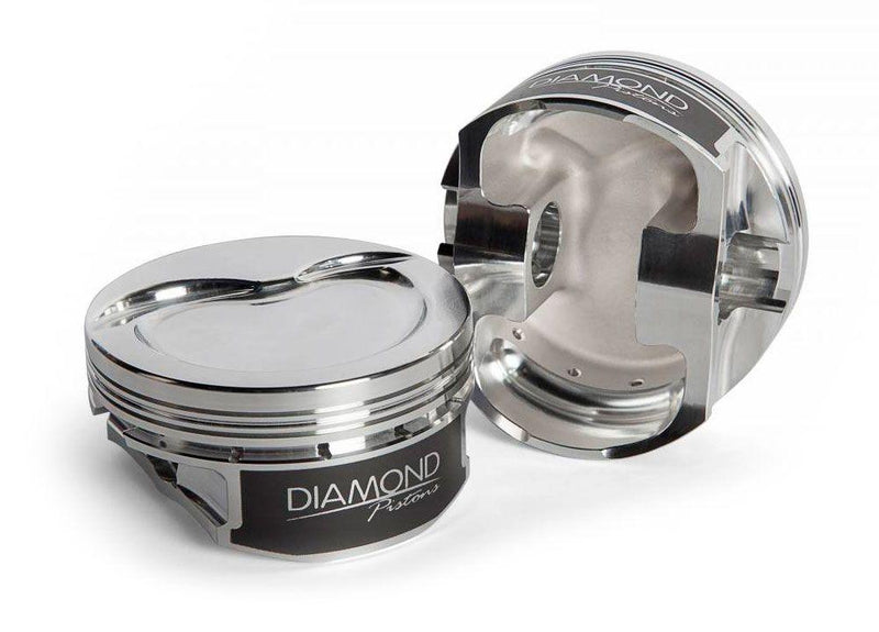 Diamond LS2 Dish Top Forged Pistons with Rings (D11520-R1-8) D11520-R1-8