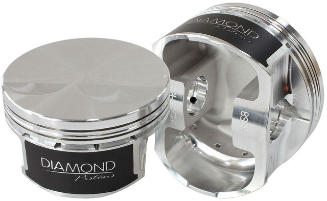 Diamond LSA Dish Top Forged Pistons With Rings (D11589-R1-8) D11589-R1-8