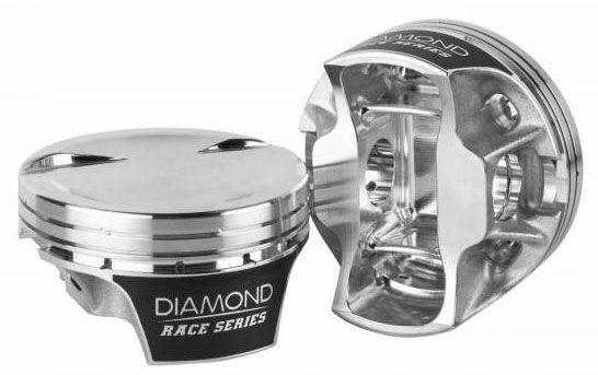 Diamond LSX Dish Top Forged Pistons With Rings (D21544-RS-8) D21544-RS-8