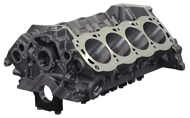 Dart Ford Windsor Iron Eagle Engine Block, 4.125" Bore, 302W Mains, 8.200" Deck (DA31394275)