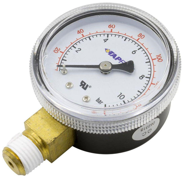 Dedenbear High Pressure Gauge for CO2 Regulator, 0-160 psi (DE-GLP) DE-GLP