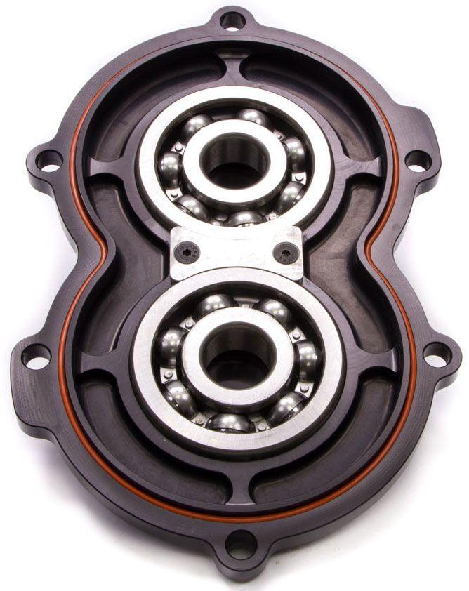 DMI Billet Aluminum Rear Cover With Bearings - Black (DMI-RRC1386B) DMI-RRC1386B