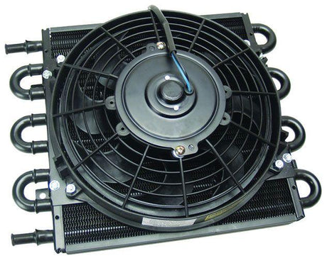 Derale Dyno-Cool 8 Pass Remote Mount Cooler with Fan (DP12742) DP12742