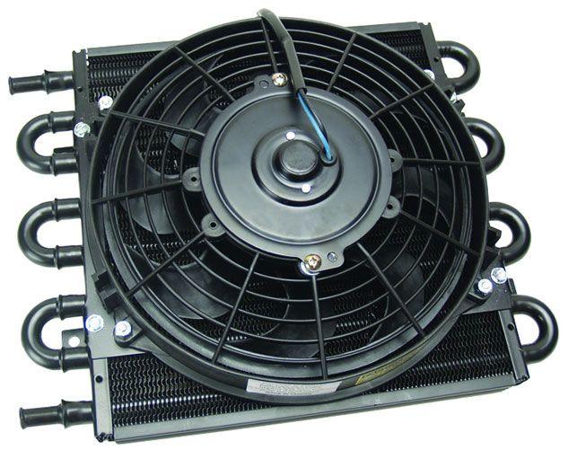 Derale Dyno-Cool 8 Pass Remote Mount Cooler with Fan (DP12742)