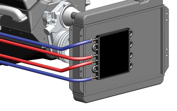 Derale Dual Circuit Tube & Fin Cooler (DP13302)