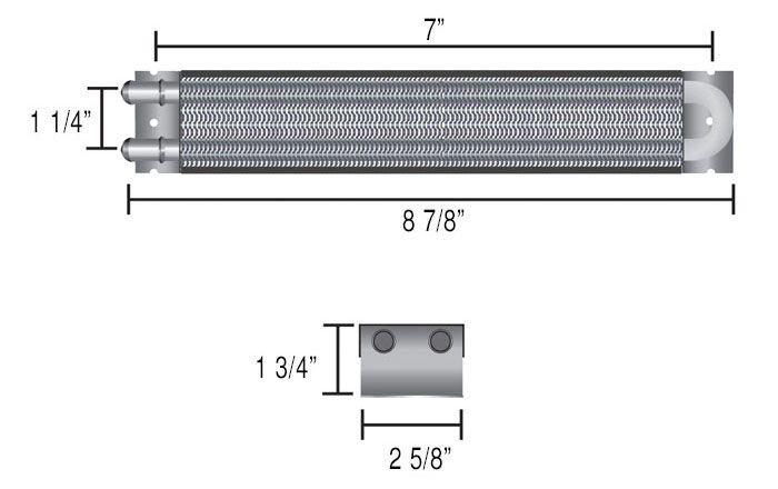 Derale Compact Fluid Cooler (DP13310)