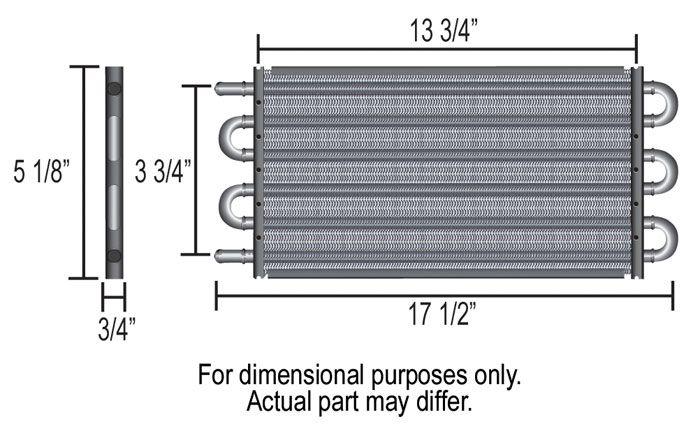 Derale Series 7000 Transmission Cooler (DP13312)