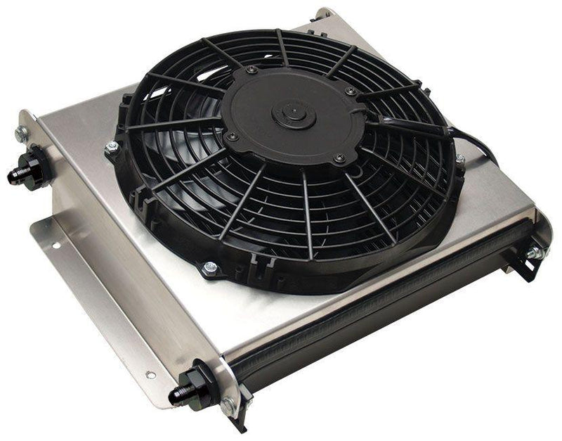 Derale 40 Row Hyper Cool Extreme Cooler with 10" Fan, 14.875" x 13" x 5.625" (DP13870)