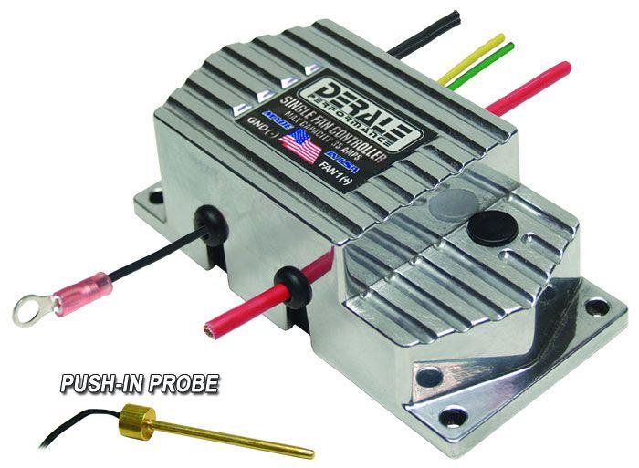 Derale High Amperage Adjustable Single Fan Controller, Max 35 Amps (DP16778) DP16778